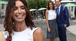 Frank Lampard takes fiancée Christine Bleakley on a date at Wimbledon