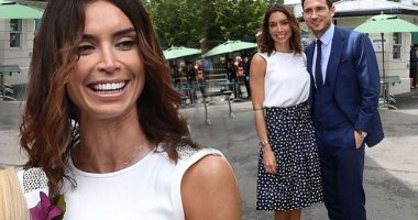 Frank Lampard takes fiancée Christine Bleakley on a date at Wimbledon