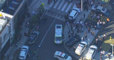 A 15 year-old boy and another man have been arrested ï»¿after the incident at Northland Shopping Centre in Preston at 2.30pm, Victoria Police said.