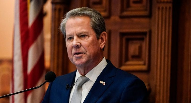 Georgia Republican Gov. Brian Kemp won’t run for US Senate seat in 2026