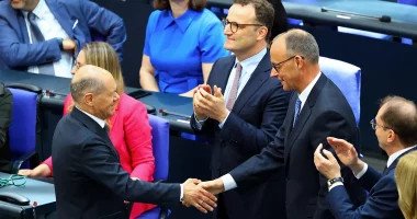 German conservative leader elected chancellor after historic first-round loss