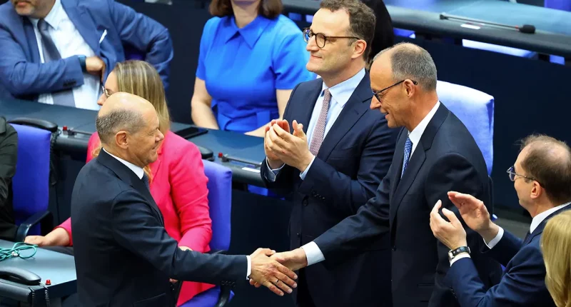 German conservative leader elected chancellor after historic first-round loss