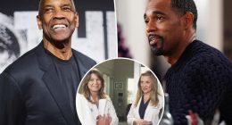 'Grey's Anatomy' ladies got dolled up for Denzel Washington on set