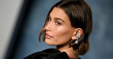 Hailey Bieber attends the Vanity Fair Oscar Party in Beverly Hills, California, on March 12. Bieber's beauty brand rhode sold to budget makeup powerhouse e.l.f. Beauty for $1 billion on May 28.