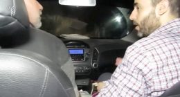 Screengrab of Mohammed Sinwar traveling in a car through a tunnel.