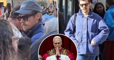 Harry Styles makes surprise appearance at Vatican to welcome new Pope Leo XIV