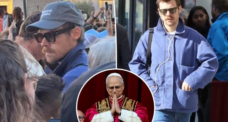 Harry Styles makes surprise appearance at Vatican to welcome new Pope Leo XIV