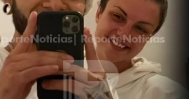 Selfie of Piero Villanueva and Hannah Almond.