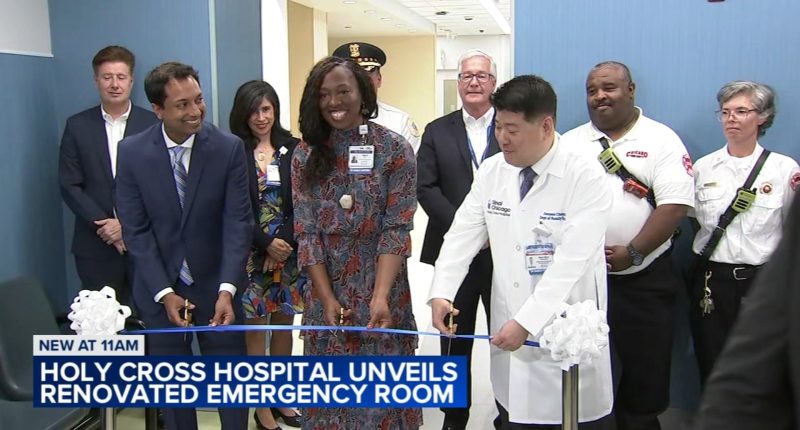 Holy Cross Hospital in Chicago Lawn, part of Sinai Chicago, debuting renovated ER; possible Medicaid cuts remain concern