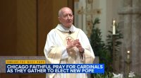 Holy Name Cathedral Mass in River North, Chicago focuses on 2025 papal conclave to elect new pope in Sistine Chapel, Vatican City