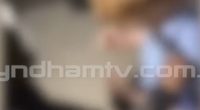 Blurred image of a fight at McDonald's.