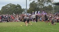 An ultra-violent Australian sport that requires two competitors to run head on into each other has suffered a big blow
