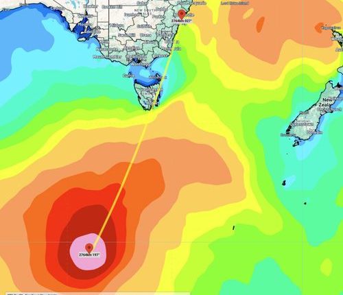 Huge waves to pound thousands of kilometres of coastline