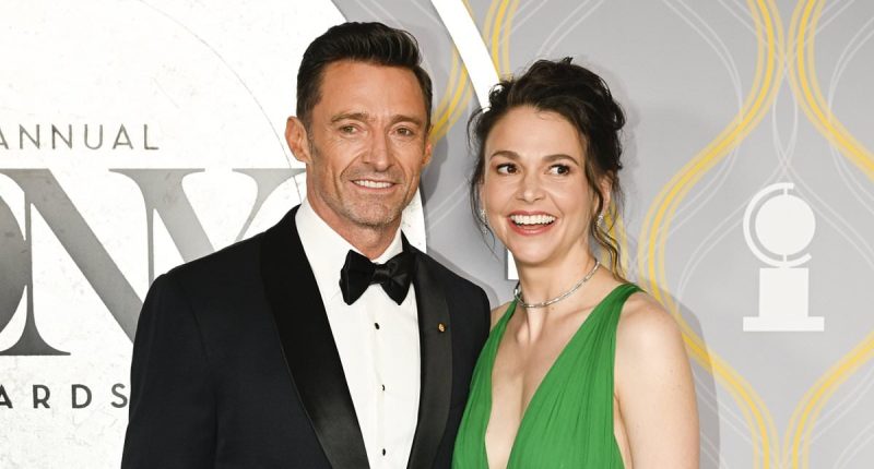 Hugh Jackman's cozy act with co-star adds fuel to Sutton Foster woes