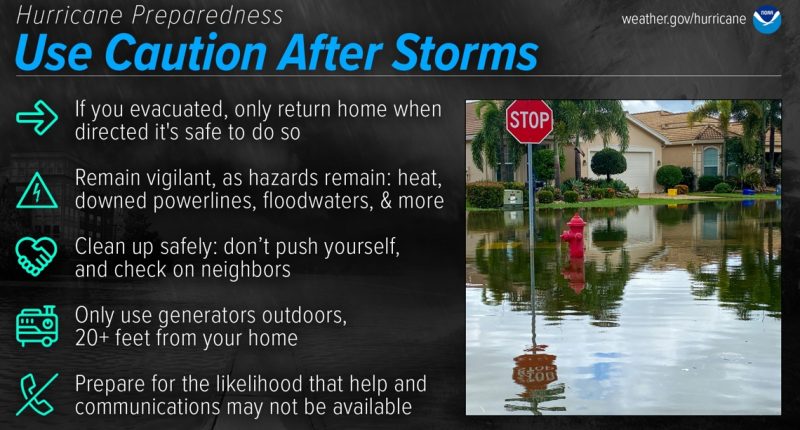 Hurricane Prep Week: Use caution after the storm