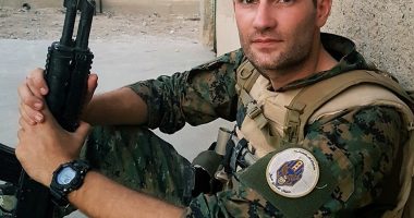 Macer Gifford, a British man who fought with the Kurds against ISIS in Syria.