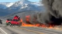 Idaho police say truck crossed line before causing deadly tour van collision near Yellowstone National Park