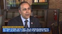 Illinois Congressman Raja Krishnamoorthi speaks on decision to run for US Senate to replace Senator Dick Durbin: ABC7 EXCLUSIVE