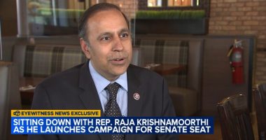 Illinois Congressman Raja Krishnamoorthi speaks on decision to run for US Senate to replace Senator Dick Durbin: ABC7 EXCLUSIVE