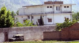 Pakistani army vehicle near the Abbottabad compound where Osama bin Laden was killed.