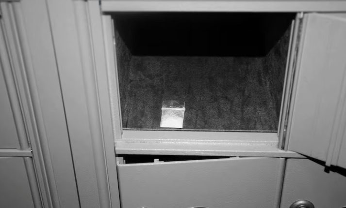Bag of cocaine in a White House cubby.