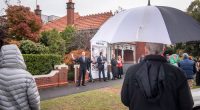 An auction in Melbourne.