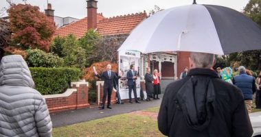 An auction in Melbourne.