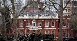 The Israeli Embassy in London.
