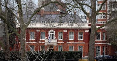 The Israeli Embassy in London.