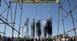 Public hanging of five people.