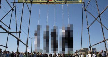 Public hanging of five people.
