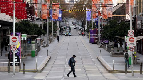 Scenes from Melbourne in lockdown