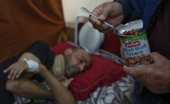 Israel's blockade means Gaza's hospitals cannot provide food to recovering patients