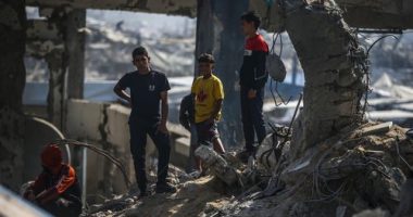 GAZA CITY, GAZA - MAY 10: A view of the destruction after Israeli army targeted the United Nations Relief and Works Agency for Palestine Refugees in the Near East (UNWRA) building in Jabalia Camp in Gaza Strip on May 10, 2025. (Photo by Mahmoud ssa/Anadolu via Getty Images)
