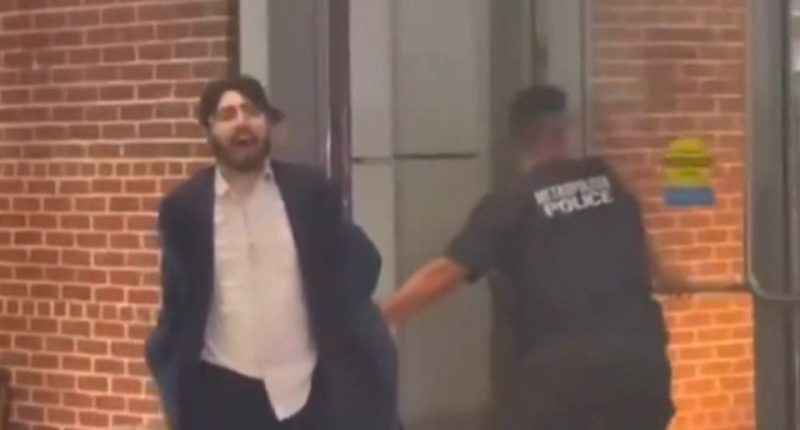 Suspect Elias Rodriguez in custody following shooting at Israeli embassy.