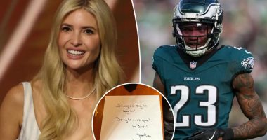 Ivanka Trump visits Philadelphia Eagles' locker room looking for Eli Ricks who called her beautiful