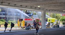 JAX airport closes following multi-vehicle fire in parking garage