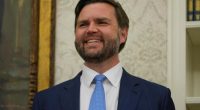 Smiling Vice President JD Vance.