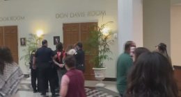 Jacksonville City Council stops temporarily after people removed