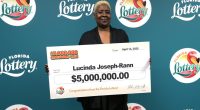 Jacksonville woman wins $5 million from Florida Lottery scratch-off game