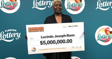 Jacksonville woman wins $5 million from Florida Lottery scratch-off game