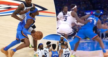 Jaden McDaniels shoved Shai Gilgeous-Alexander in tense Game 2 scene