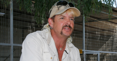 Joseph Maldonado-Passage, known as Joe Exotic, is seen at the zoo he used to run in Wynnewood, Okla. (AP Photo/Sue Ogrocki, File)