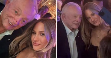 Jerry Jones goes viral for photos with young blonde at Dallas bar