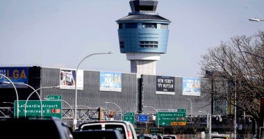 Jet has to abort takeoff to avoid runway collision at New York's LaGuardia Airport