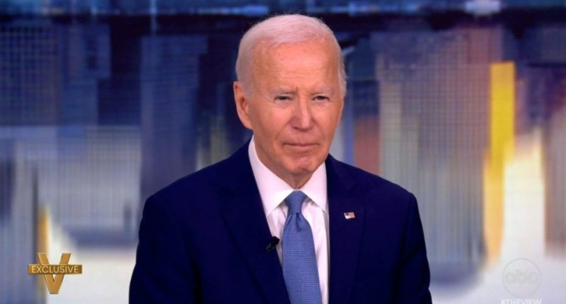 Joe Biden on The View.