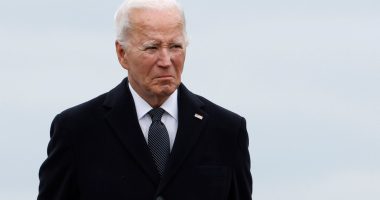 President Biden at a dignified transfer ceremony.