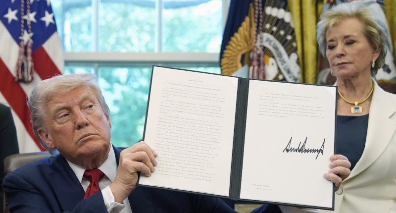 Judge blocks Trump admin from dismantling Education Dept.