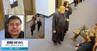 Judge's courthouse showdown with ICE agents caught on video