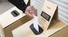 PERTH, AUSTRALIA - MAY 03: A member of the public casts their ballot paper on May 03, 2025 in Perth, Australia. Australians headed to the polls on Saturday for the 2025 federal election, where all 150 seats in the House of Representatives and 40 of 76 Senate seats are up for grabs. This election is especially consequential due to a tightly contested race, with cost-of-living pressures, affordable housing, and energy policy dominating the campaign. Though most polls indicate a narrow Labor victor